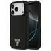 Husa de protectie pentru iPhone 17 Pro, negru, Silicon Triangle Logo MagSafe Guess
