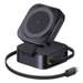 Incarcator wireless magnetic, 67W, cablu USB-C 100W inclus, Negru, PicoGo 2 in 1 Qi2 Baseus