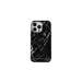 Husa de protectie pentru iPhone 14 Pro Max, Dual Layer Rose Gold Marble, Burga