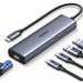 Hub USB-C cu 4K HDMI, 2x USB-A, USB-C, la 60Hz Ethernet, gri, 5 in 1 Ugreen