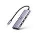 Hub USB-C la 2x USB-A, HDMI, SD/TF, 4K 60Hz, 100W PD, gri, 6 in 1 Ugreen