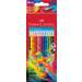 Creioane colorate 12culori/set Ergonomics Faber Castell-FC116512