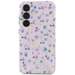 Husa de protectie pentru Samsung Galaxy S25, Dual Layer Wildflower, Burga