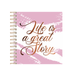 Agenda nedatata cu spira, 184 × 214 mm, 80file, Life is a Great Story, Daco AN528