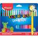 Carioca 18 culori/set Color Peps Long Life 2.0 Maped