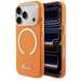 Husa de protectie pentru iPhone 17 Pro Max, Script Metal MagSafe, portocaliu, Guess