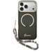 Husa de protectie pentru iPhone 17 Pro Max, Glitters Script Strap MagSafe, negru, Guess