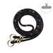 Snur telefon, cu cristale, 120cm, negru, Lemontti