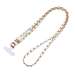 Snur telefon, cu perle, 120cm, Alb, Lemontti