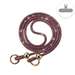 Snur telefon, cu cristale, 120cm, mov, Lemontti