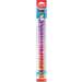 Rigla plastic color, 30cm, tigru, Twist'n Flex Animals Maped