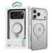 Husa de protectie pentru iPhone 17 Pro Max, Clean Series Magnetic Shockproof, transparent, cu suport, Devia