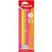 Creion cu guma, HB, 3buc/blister, Black'Peps Neon Maped(FSC)