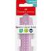 Rigla plastic 30cm, diverse culori, Dots Faber Castell FC172130