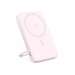 Baterie externa, 5000mAh, 20W, cablu USB-C 30cm inclus, roz, PicoGo Qi2 Magnetic Baseus