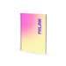 Caiet cu spira A4, 90file, matematica, 57143E90SNY, galben, Sunset, Milan
