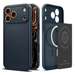 Husa de protectie pentru iPhone 17 Pro Max, Thin Fit MagSafe, Metal Slate, Spigen