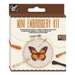 Kit broderie creativ 12,5x10cm Fluture, Grafix
