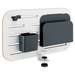 Kit organizator, pt. birou (max.3.5 cm), 42x25 cm, include 3 suporti pt. accesorii, alb, Ergo Leitz