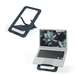 Suport ergonomic, pentru laptop, ajustabil, aluminiu, reciclabil, gri-carbune, Ergo Slim Leitz
