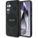 Husa de protectie pentru Samsung Galaxy S25 Plus, negru, 4G Round Patch Classic Logo MagSafe Guess