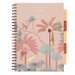 Caiet cu spira A4, 100file, matematica, 5 separatoare, coperta bej deschis, Project Book Africa, Strigo Pads, PADS067