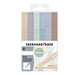 Textmarker 6 culori/set, nuante naturale, Slim Patrat Eberhard Faber EF551505