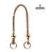 Snur telefon, de mana, Crystal Glow, 30cm, Auriu, Lemontti