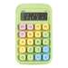 Calculator de birou 10 digit, taste multicolore, verde, Deli
