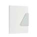 Caiet A5, 96file, dictando, coperta piele, alb, Nusign Deli