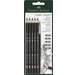 Creion grafit 5buc/set, Aquarelle + pensula, Faber Castell - FC117897