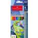 Creioane colorate 10+3culori/set, Dinozauri, Faber Castell-FC111213