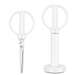 Foarfeca 18 cm cu suport, alba, Deli DLENS051-WH