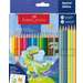 Creioane colorate 18+6culori/set, Dinozauri, Faber Castell-FC111222