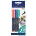 Marker, 4 culori/set, varf 1,5mm, Creative Faber Castell - FC160704