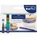 Marker, 6 culori/set, varf 1,5mm, Summer, Creative Faber Castell - FC160705