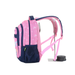Ghiozdan scolar 41cm, roz/albastru inchis, 614006 Ecada