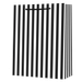 Punga cadou, dimensiuni 32,5×44,5×12,5 cm, alb/negru, PART100