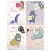 Set pungi cadou, dimensiuni 18x23x10 cm, 4buc/set, Happy Birthday, PART018