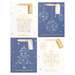 Set pungi cadou, dimensiuni 18x23x10 cm, 4buc/set, Merry Christmas, PART040