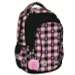 Ghiozdan clasa 0, BP-26 Pink Checkered ST.Right MAJEWSKI