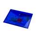 Mapa plastic cu capsa A5 albastru - OUT