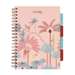 Caiet cu spira B5, 100file, matematica, 4 separatoare, bej, Project Book Africa, Strigo Pads, PADS070