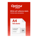 Etichete autoadezive albe 24/A4, 70x35mm, 100coli/cutie, Smart Optima