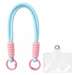 Snur de mana pentru telefon, 26cm, albastru/roz, Braided, Lemontti