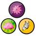 Insigne, 3buc/set, Spring, Roller ND-9123 NIKIDOM