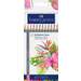 Creioane colorate 12 culori, Tropical, Aquarelle Goldfaber Faber Castell FC11461