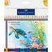 Creioane colorate 24 culori, Tropical, Aquarelle Goldfaber Faber Castell FC114617