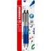 Set pix retractabil, albastru, varf 0,5mm, 2buc/blister, Pointball Colorful Stabilo SW603322