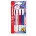 Textmarker 4 culori/set (gri-violet, rosu, burgundy, albastru ultramarin), swing cool NatureCOLORS Wildflower Stabilo SW275410